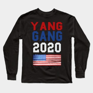 yang gang 2020 shirt Long Sleeve T-Shirt